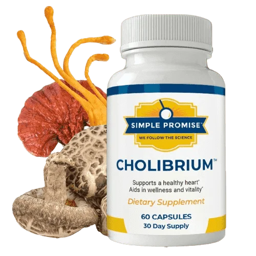 Cholibrium 10 Mushroom Heart and Cholesterol Support Supplement
